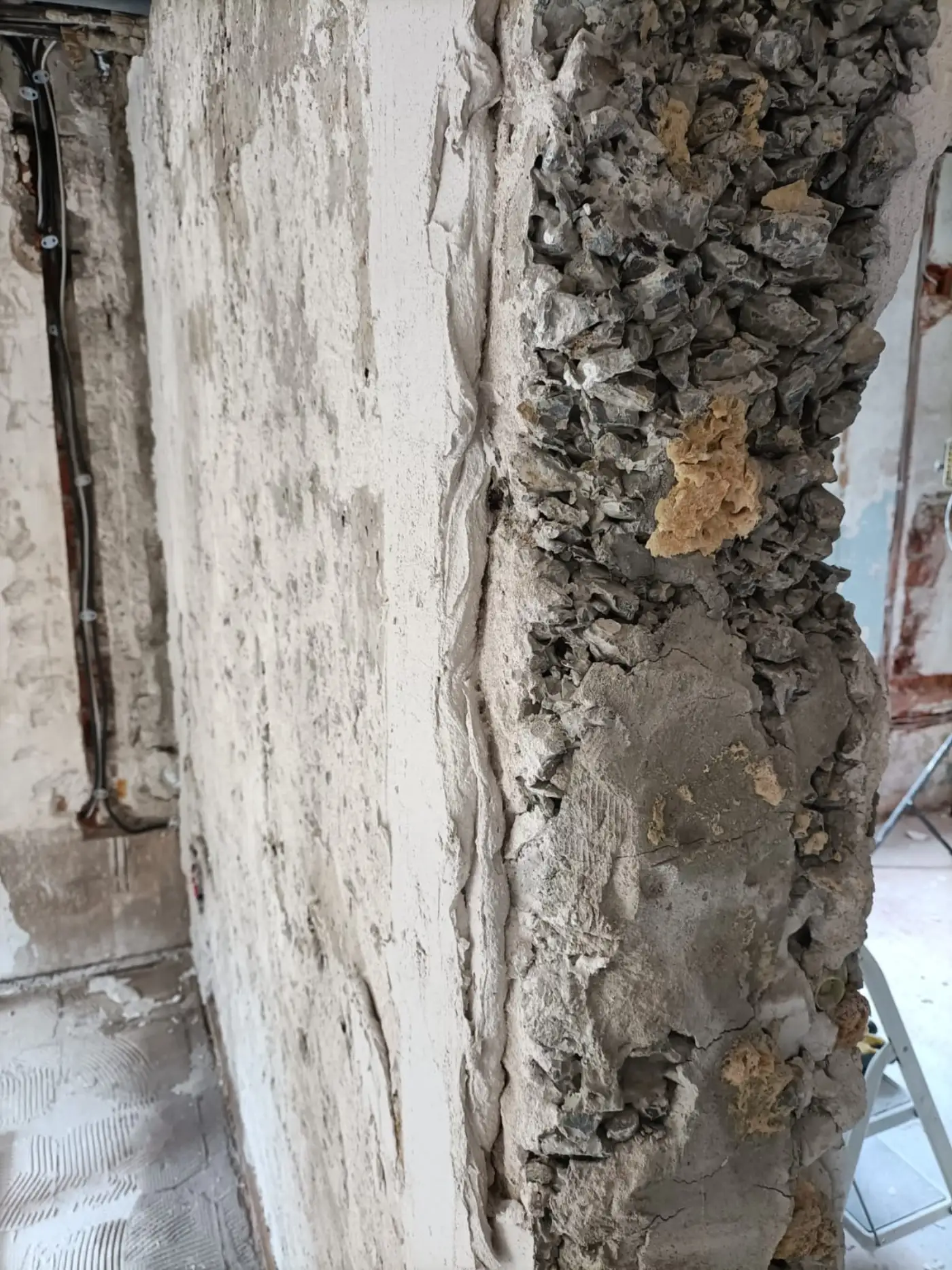 Rohbau vor der Sanierung