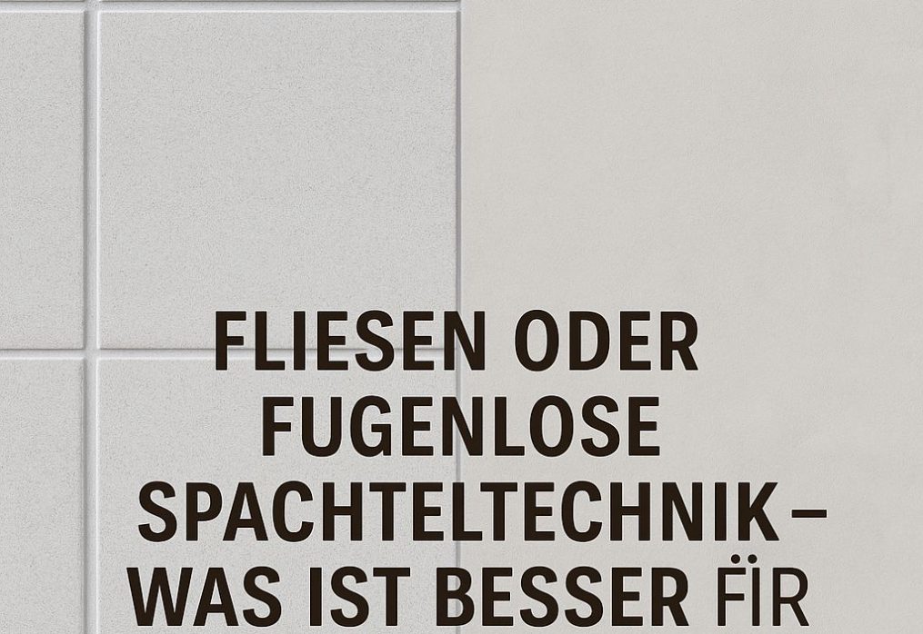 Fliesen oder fugenlose Spachteltechnik – was ist besser für Ihre Sanierung?